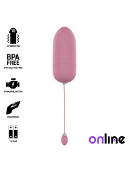 HUEVO VIBRADOR SILICONA SUAVE 10 MODOS WATERPROOF DE LA MARCA ONLINE