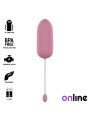 HUEVO VIBRADOR SILICONA SUAVE 10 MODOS WATERPROOF DE LA MARCA ONLINE