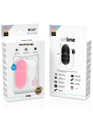 HUEVO VIBRADOR SILICONA SUAVE 10 MODOS WATERPROOF DE LA MARCA ONLINE