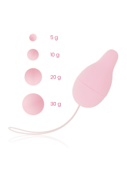 KIT EJERCICIOS KEGEL SUELO PÉLVICO CON PESOS DE LA MARCA OHMAMA SET
