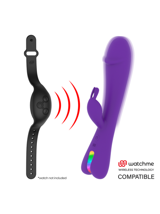 VIBRADOR RABBIT AITOR DUAL MOTOR WATCHME COMPATIBLE DE LA MARCA MR. BOSS