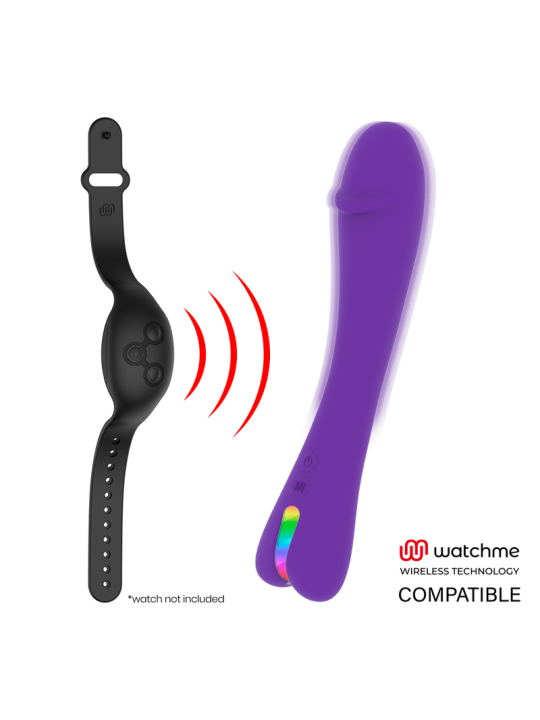 ENZO VIBRADOR INALÁMBRICO WATCHME 10 MODOS SILICONA DE LA MARCA MR. BOSS