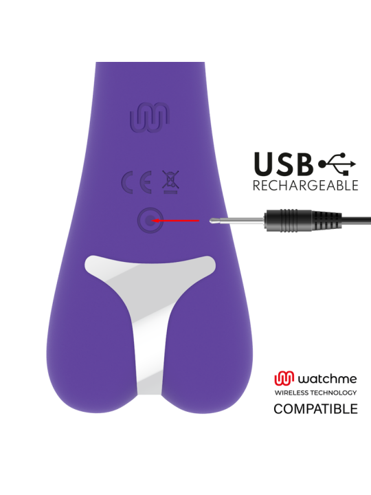ENZO VIBRADOR INALÁMBRICO WATCHME 10 MODOS SILICONA DE LA MARCA MR. BOSS