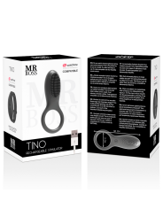 ANILLO VIBRADOR TINO WATCHME COMPATIBLE CON CONTROL REMOTO DE LA MARCA MR. BOSS