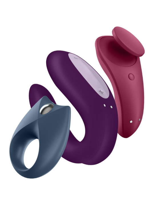 KIT SATISFYER PARTNER BOX 3 PARA PAREJAS DE LA MARCA SATISFYER VIBRATOR