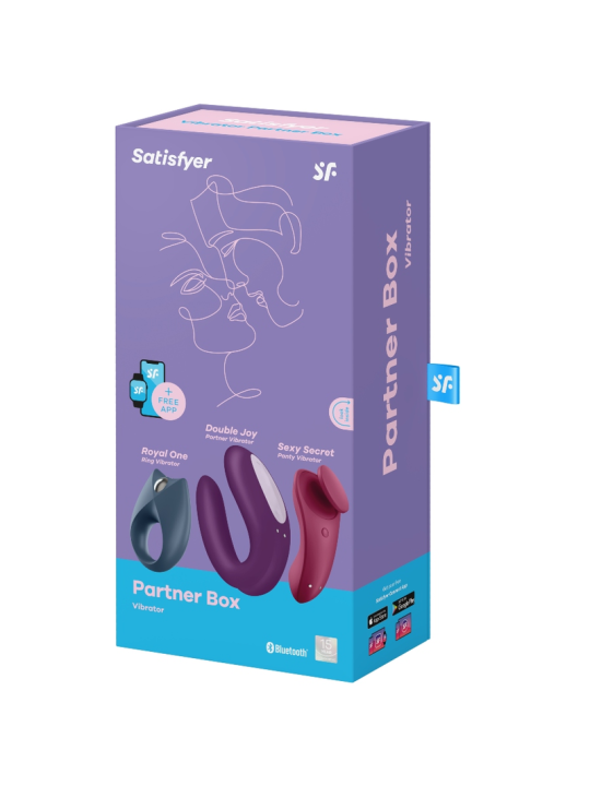 KIT SATISFYER PARTNER BOX 3 PARA PAREJAS DE LA MARCA SATISFYER VIBRATOR