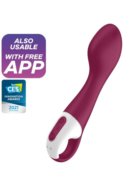 VIBRADOR TÉRMICO HOT SPOT PUNTO G CON APP DE LA MARCA SATISFYER VIBRATOR