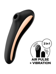 SATISFYER DUAL KISS ESTIMULADOR CLITORIS Y PUNTO G DE LA MARCA SATISFYER AIR PULSE