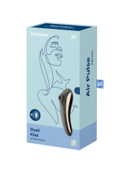 SATISFYER DUAL KISS ESTIMULADOR CLITORIS Y PUNTO G DE LA MARCA SATISFYER AIR PULSE
