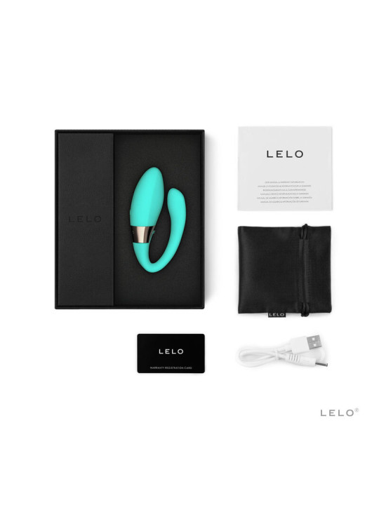 TIANI HARMONY MASAJEADOR PAREJAS APP CONTROL VERDE AGUA DE LA MARCA LELO