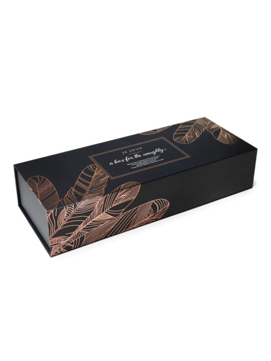 KIT DE REGALO ÍNTIMO CON VIBRADOR Y VELA DE MASAJE DE LA MARCA JE JOUE