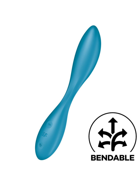 SATISFYER G-SPOT FLEX 1 VIBRADOR SILICONA IMPERMEABLE DE LA MARCA SATISFYER VIBRATOR