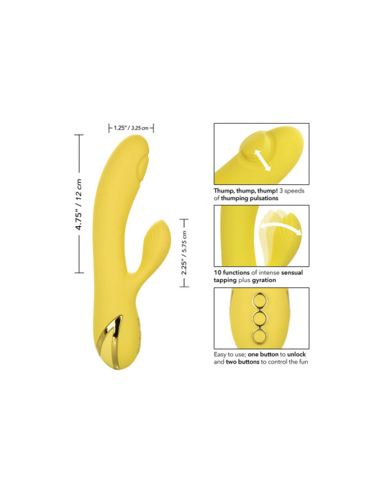 MASAGEADOR SAN DIEGO SEDUCTION 10 FUNCIONES DE LA MARCA CALEXOTICS