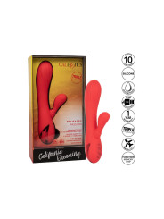 VIBRADOR DE CONEJO CALENTADO CON 3 VELOCIDADES DE LA MARCA CALEXOTICS