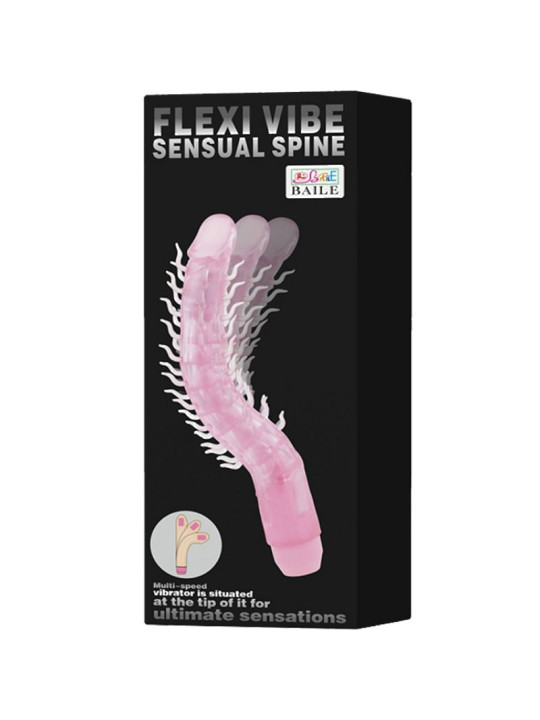 DILDO VIBRADOR FLEXIBLE 23.5 CM ESTIMULACIÓN INTENSA DE LA MARCA BAILE