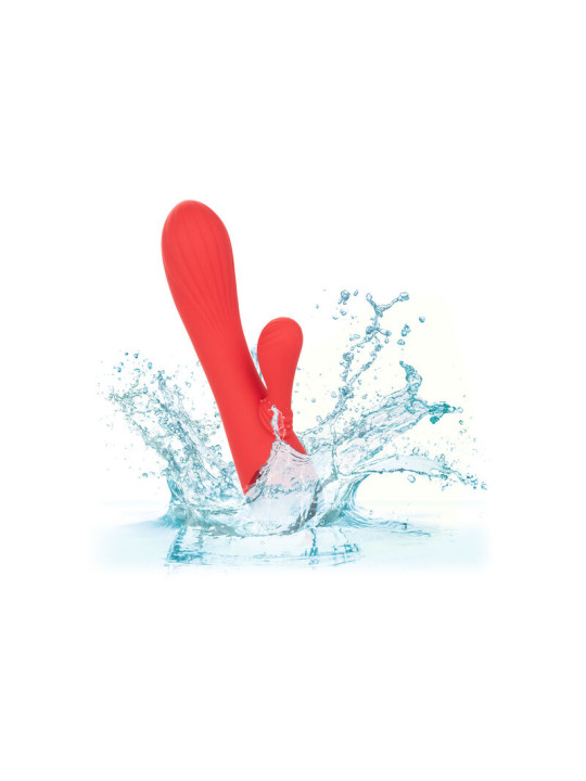 VIBRADOR DE CONEJO CALENTADO CON 3 VELOCIDADES DE LA MARCA CALEXOTICS