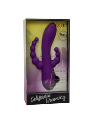 MASAJEADOR TRIPLE ACCIÓN LONG BEACH PURPLE DE LA MARCA CALEXOTICS