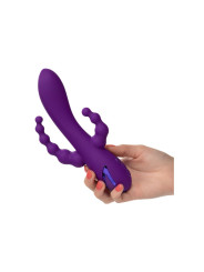 MASAJEADOR TRIPLE ACCIÓN LONG BEACH PURPLE DE LA MARCA CALEXOTICS