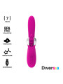 VIBRADOR BUNNY 24 CM RECARGABLE USB 7 MODOS DE LA MARCA DIVERSIA