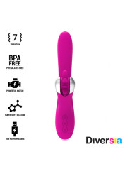 VIBRADOR BUNNY WAVES 24 CM ESTIMULACIÓN CLITORIS Y PUNTO G DE LA MARCA DIVERSIA