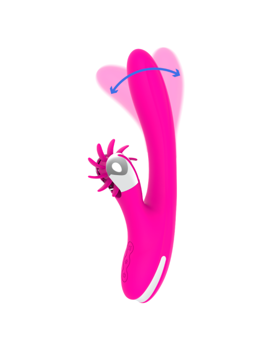 VIBRADOR BUNNY WAVES 24 CM ESTIMULACIÓN CLITORIS Y PUNTO G DE LA MARCA DIVERSIA