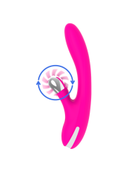 VIBRADOR BUNNY WAVES 24 CM ESTIMULACIÓN CLITORIS Y PUNTO G DE LA MARCA DIVERSIA