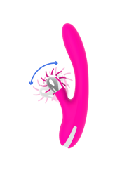 VIBRADOR BUNNY WAVES 24 CM ESTIMULACIÓN CLITORIS Y PUNTO G DE LA MARCA DIVERSIA