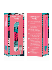 VIBRADOR ARIEL PUNTO G RECARGABLE SILICONA SUAVE DE LA MARCA HAPPY LOKY