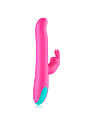 VIBRADOR PLUTO RABBIT CON TECNOLOGÍA WATCHME REMOTO DE LA MARCA HAPPY LOKY