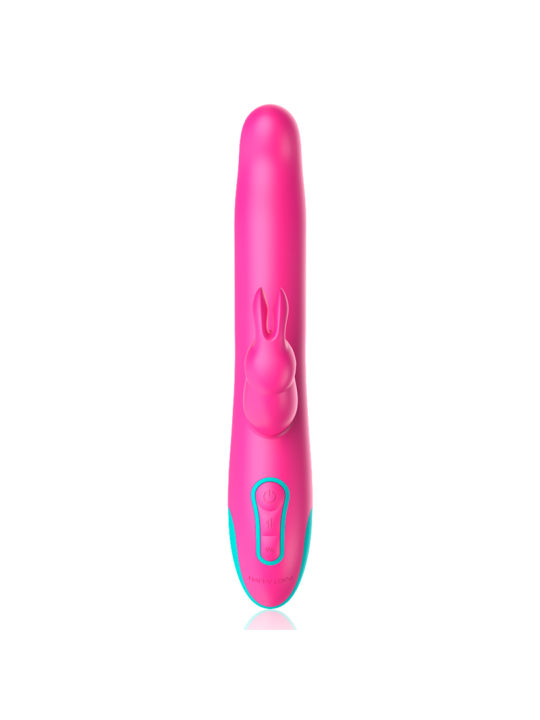 VIBRADOR PLUTO RABBIT CON TECNOLOGÍA WATCHME REMOTO DE LA MARCA HAPPY LOKY
