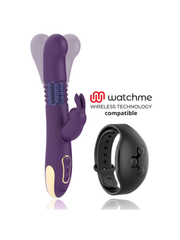 VIBRADOR BASTIAN RABBIT UP & DOWN CON TECNOLOGÍA WATCHME DE LA MARCA TREASURE