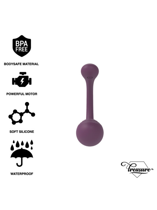 VIBRADOR DOBLE PENETRACIÓN REMOTO TREASURE MERLIN DE LA MARCA TREASURE