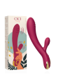 VIBRADOR CONEJO SILICONA RECARGABLE 10 MODOS DE LA MARCA CICI BEAUTY