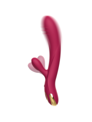 VIBRADOR CONEJO SILICONA RECARGABLE 10 MODOS DE LA MARCA CICI BEAUTY