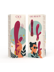 VIBRADOR CONEJO SILICONA RECARGABLE 10 MODOS DE LA MARCA CICI BEAUTY