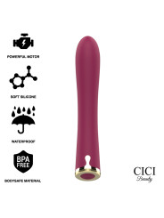 VIBRADOR SILICONA POTENTE 4 MODOS IMPERMEABLE DE LA MARCA CICI BEAUTY