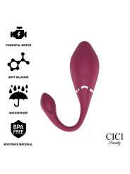 HUEVO VIBRADOR SILICONA CONTROL REMOTO PUNTO G DE LA MARCA CICI BEAUTY