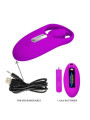 ESTIMULADOR CLITORIS CONTROL REMOTO SILICONA LILA DE LA MARCA PRETTY LOVE SMART