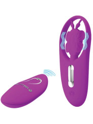 ESTIMULADOR CLITORIS CONTROL REMOTO SILICONA SUAVE LILA DE LA MARCA PRETTY LOVE SMART