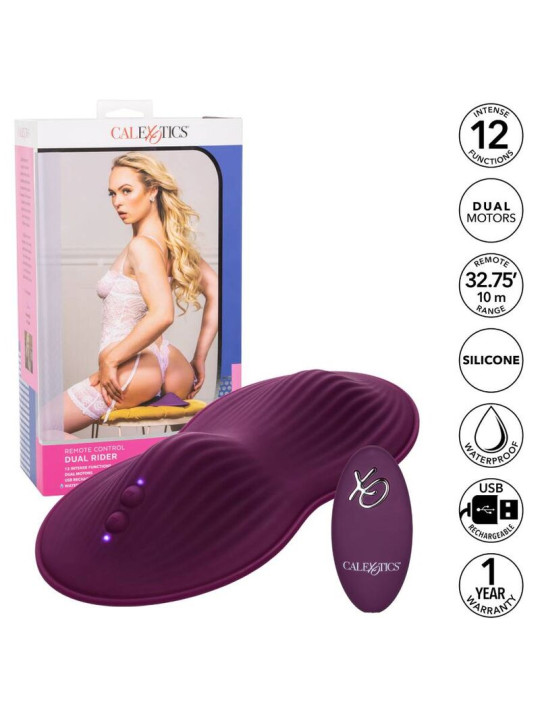 MASAJEADOR DUAL CONTROL REMOTO CALEXOTICS LUXURY DE LA MARCA CALEXOTICS