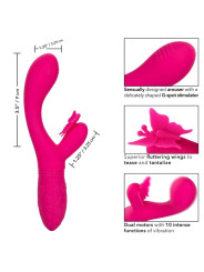 VIBRADOR MARIPOSA RECARGABLE 10 MODOS ROSA DE LA MARCA CALEXOTICS