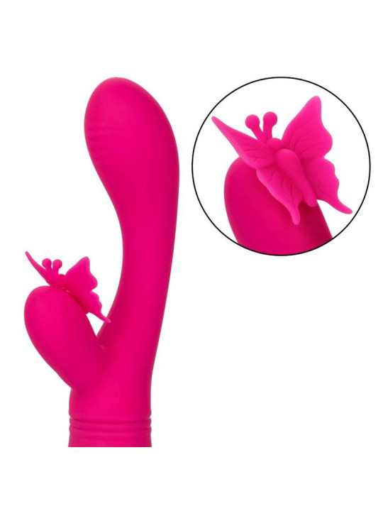 VIBRADOR MARIPOSA RECARGABLE 10 MODOS ROSA DE LA MARCA CALEXOTICS