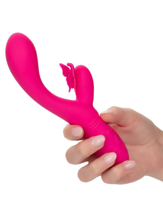 VIBRADOR MARIPOSA RECARGABLE 10 MODOS ROSA DE LA MARCA CALEXOTICS
