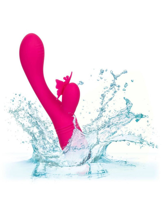 VIBRADOR MARIPOSA RECARGABLE 10 MODOS ROSA DE LA MARCA CALEXOTICS