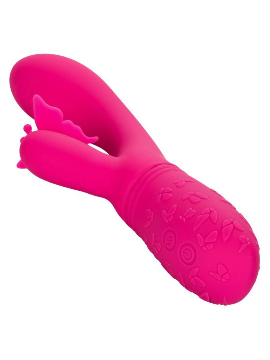 VIBRADOR MARIPOSA RECARGABLE 10 MODOS ROSA DE LA MARCA CALEXOTICS