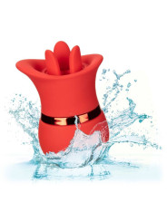 VIBRADOR SUCCIÓN Y LENGUA FRENCH KISS 12 MODOS DE LA MARCA CALEXOTICS