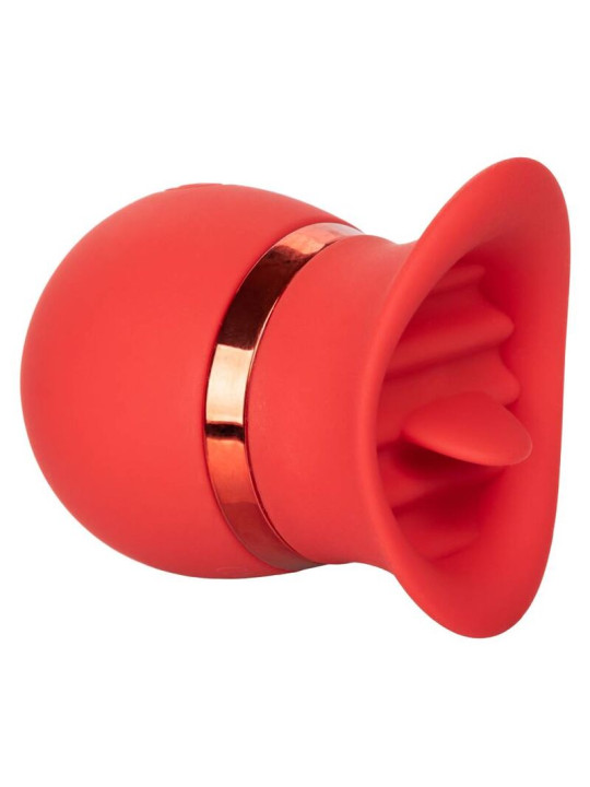 MASAJEADOR VIBRADOR LENGUA 12 MODOS SILICONA SEGURA DE LA MARCA CALEXOTICS