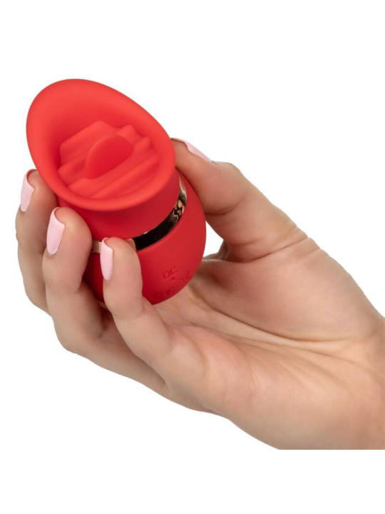 MASAJEADOR VIBRADOR LENGUA 12 MODOS SILICONA SEGURA DE LA MARCA CALEXOTICS