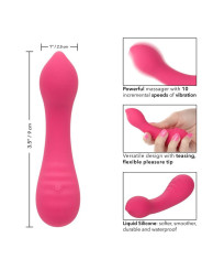 MASAJEADOR VIBRADOR PIXIES TEASER ROSA 10 VELOCIDADES DE LA MARCA CALEXOTICS