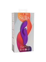 MASAJEADOR DUAL STELLA 12 FUNCIONES VIOLETA DE LA MARCA CALEXOTICS